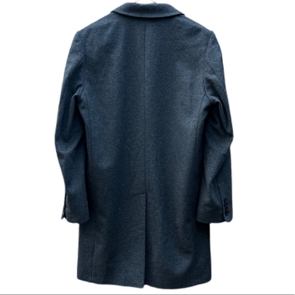 MICHAEL KORS WOOL & CASHMERE GRAY MID-LENGTH Grey COAT SIZE 38R, satin lined - Picture 2 of 7